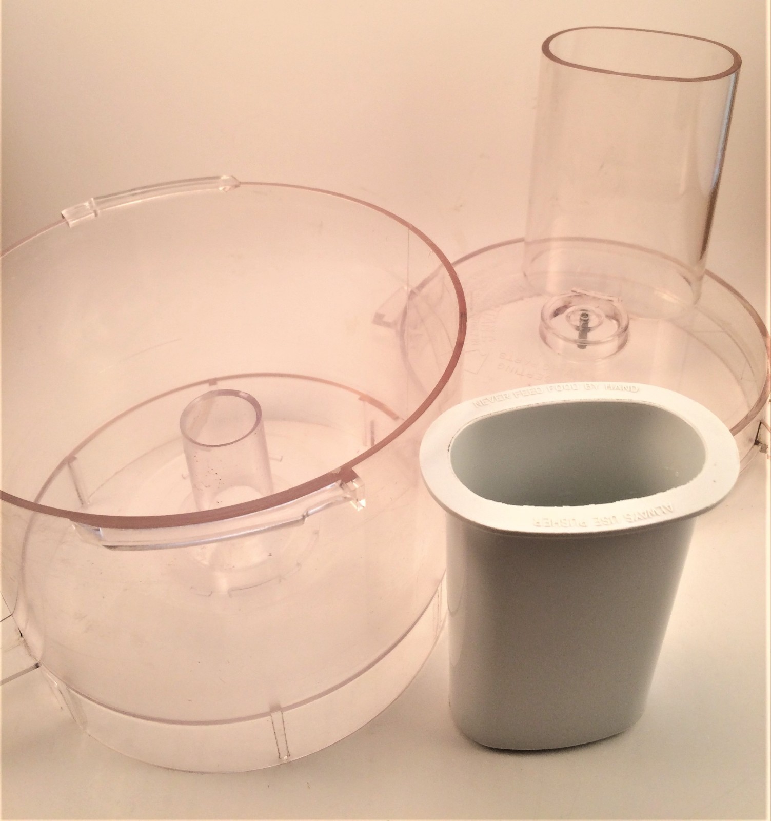 Hamilton Beach Food Processor Model 702R Work Bowl Lid and Pusher Replacement