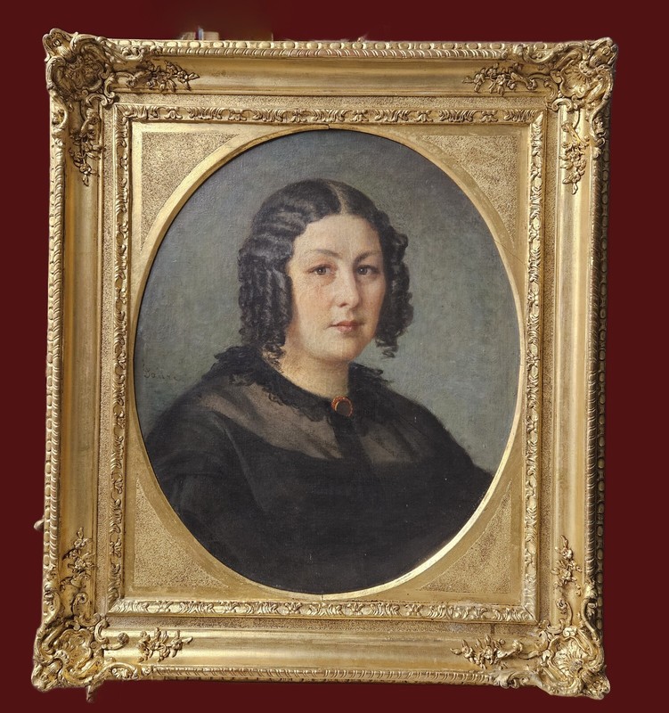 Portrait De Jacqueline Antoinette Julliard Par Eugene Faure 1822 1878