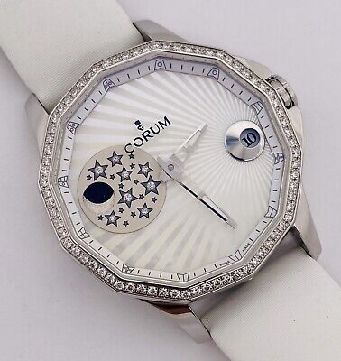 Corum Admirals Cup Legend Mystery Moon Ladies Mother of Pearl 384.101.47/0F49