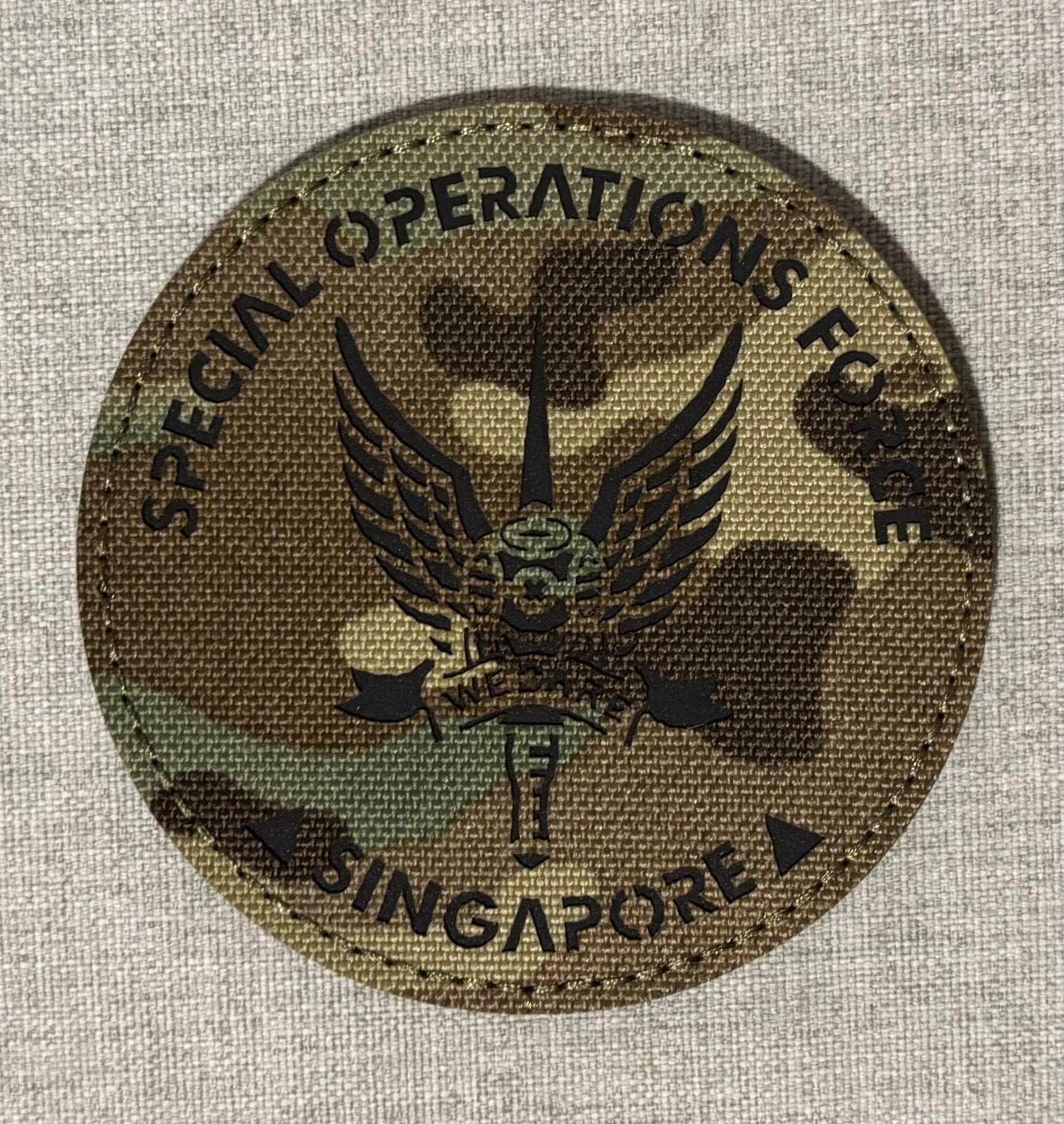 Singapore Armed Forces Special Operations Force Badge Patch