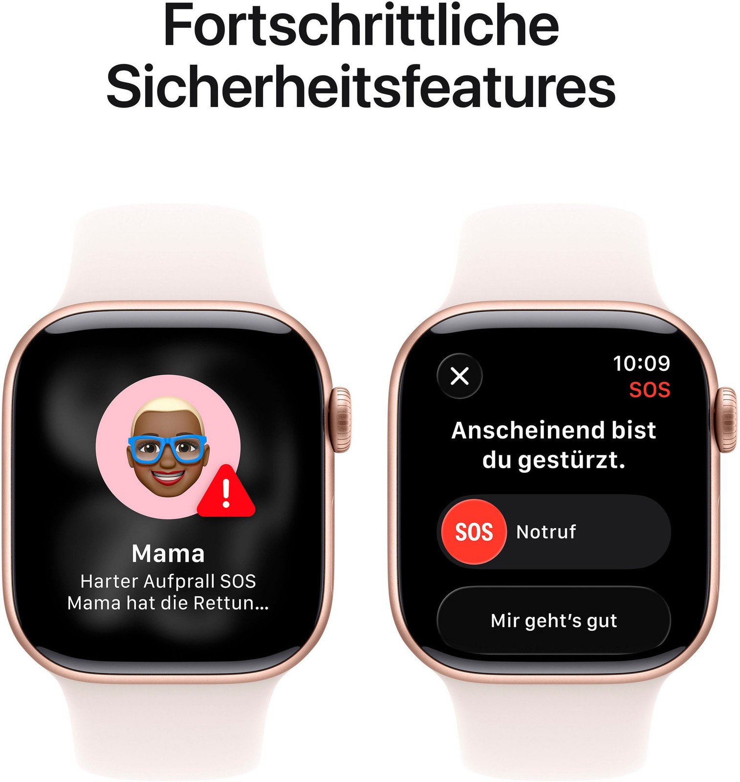 APPLE Watch S11 GPS 42mm Alugehäuse Sportband S/M Blassrosa MEU04ZR/A B-Ware - Bild 6 von 6