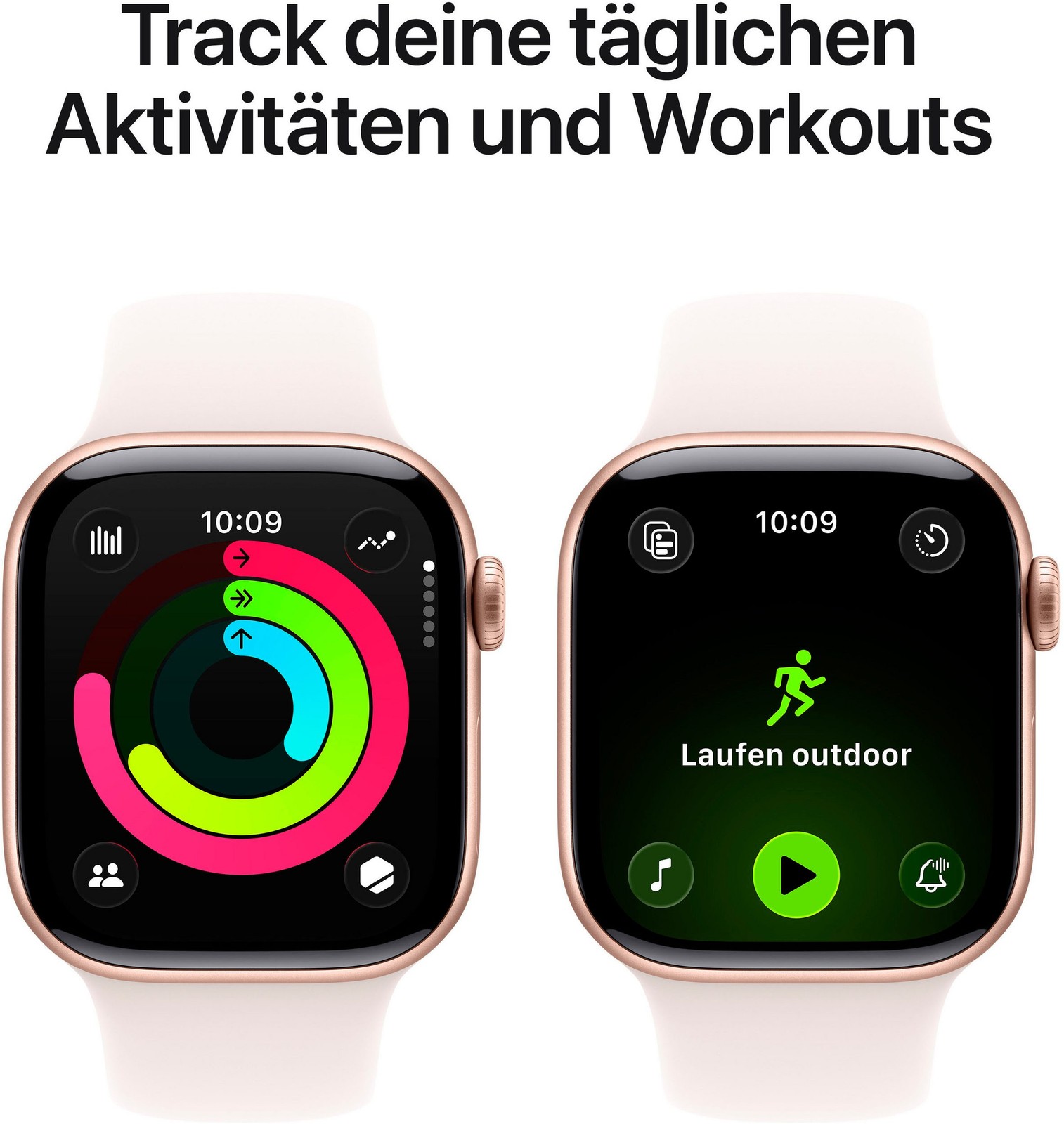 APPLE Watch S11 GPS 42mm Alugehäuse Sportband S/M Blassrosa MEU04ZR/A B-Ware - Bild 4 von 6