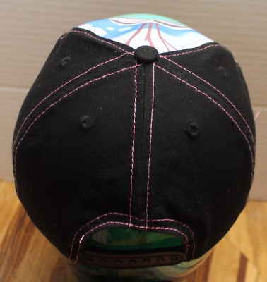 DISNEY FROZEN YOUTH KIDS CHILDS OLAF HAT BLACK/GREEN SNAPBACK VGC D20