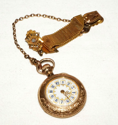 Ladies gold pocket watch outlet