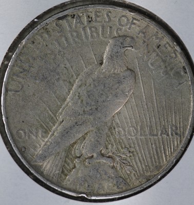 Better Date 1935-S Peace Dollar!  Very Fine Details - Rim Dents