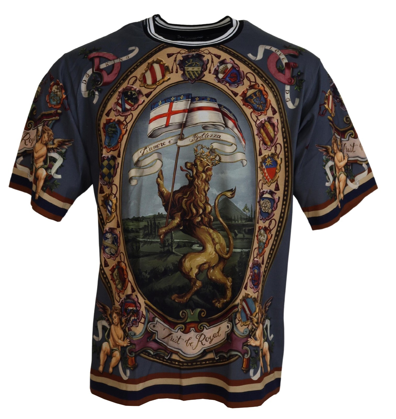 

DOLCE - GABBANA Футболка Разноцветная LAmore EBellezza Хлопок IT46/US36/ 670usd, Multicolor