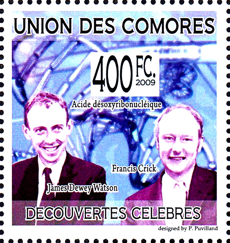 Mnh Watson Molekular Biologe Crick Physiker Nobelpreis Physiologie Medizin / 448