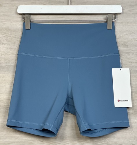 Lululemon Align High Rise Short 6” Nulu Size 6 Utility Blue