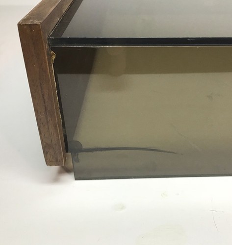 Vintage Dual 1019 Wood And Plexiglass Turntable Dust Cover