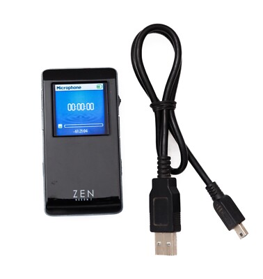 Creative Zen Neeon 2 Mp3 Player Line-in Voice Recorder 1GB Blue 2006 DAP-FL0038