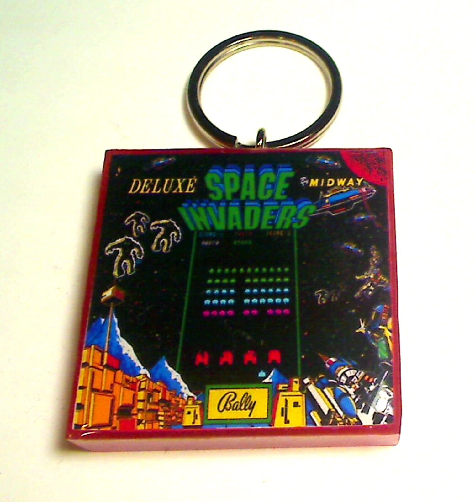 Space Invaders Deluxe Arcade Coin Door accessory Keychain | eBay Space Invaders Deluxe Arcade Coin Door accessory Keychain | eBay