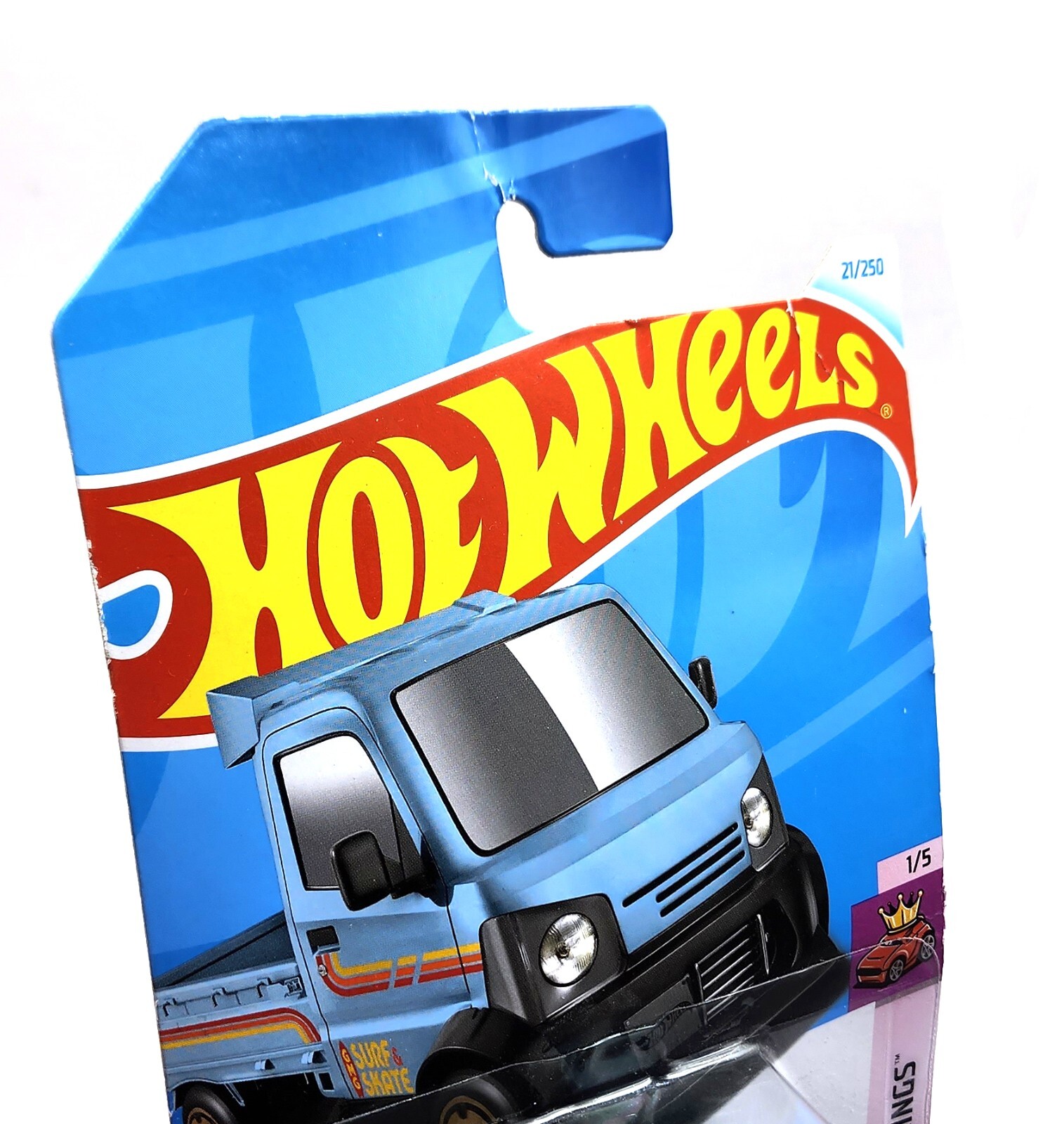 Hot Wheels Blue Mighty K Kids Model Diecast Toy Car Compact Kings