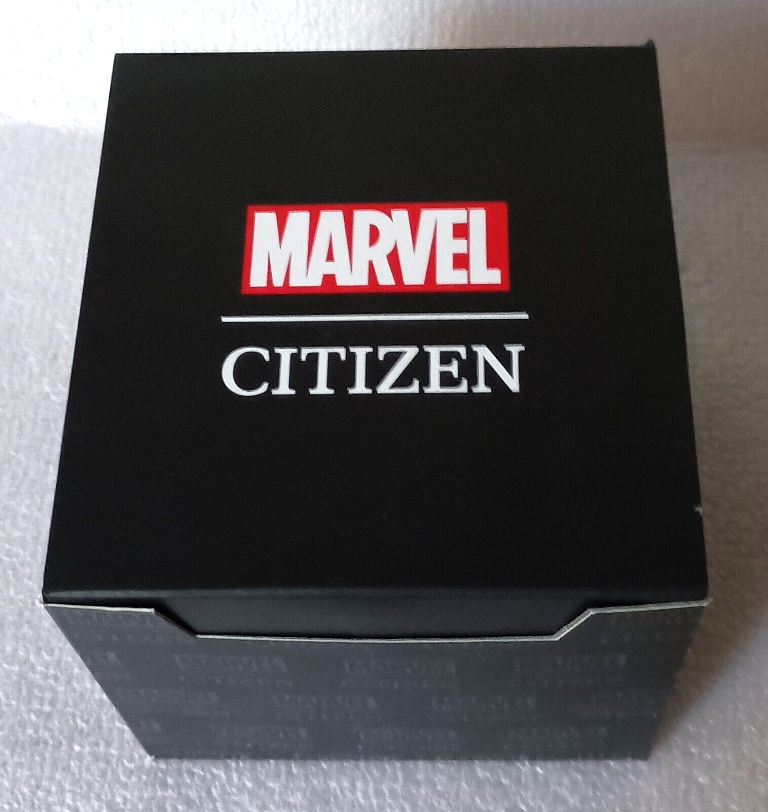 Pre-owned Citizen Eco-drive Aw1367-05w Marvel Captain America Watch