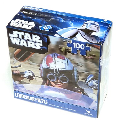 STAR WARS Lenticular Puzzle, 100 Piece 3D Effect, Jigsaw Puzzle