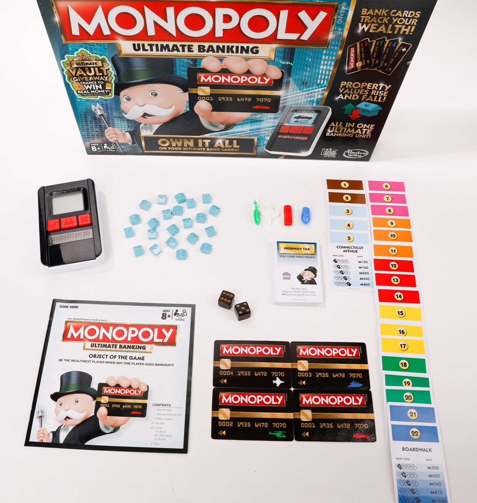 モノポリー　確認用 Monopoly Ultimate Banking Edition Replacement Parts Pieces