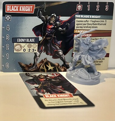 Marvel Zombies Black Knight Promos Box Kickstarter Exclusive Hero Zombicide
