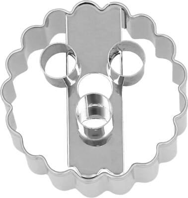 Linzer with 3 holes eye spitzbube cookie christmas cookies double-sided
