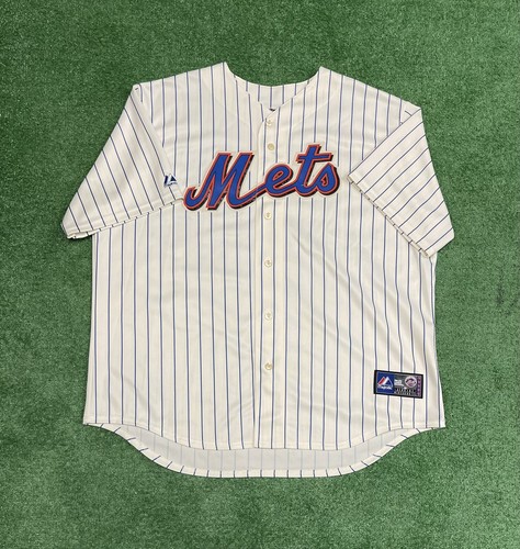 極美品Majestic MLB NY SUBWAY SERIES Jersey白 MLB New York Mets White Baseball Jersey New Mens Big & Tall