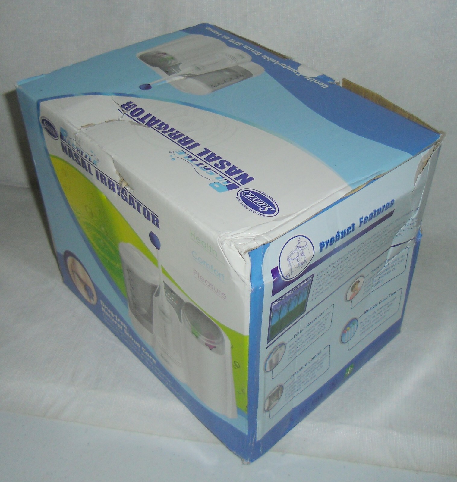 New Sanvic Professional Nasal Sinus Pulsatile Irrigator System Natural Care