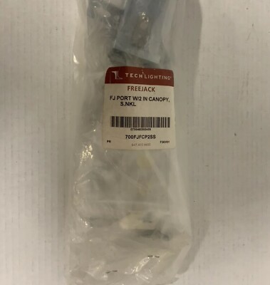 TECH LIGHTING  FREEJACK FJ PORT W/2 IN CANOPY, S.NKL 700FJFCP2SS