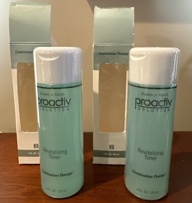 Proactiv Revitalizing Toner 4 oz TWO Bottles (8 oz 120 Day Supply) Skin Care NOS
