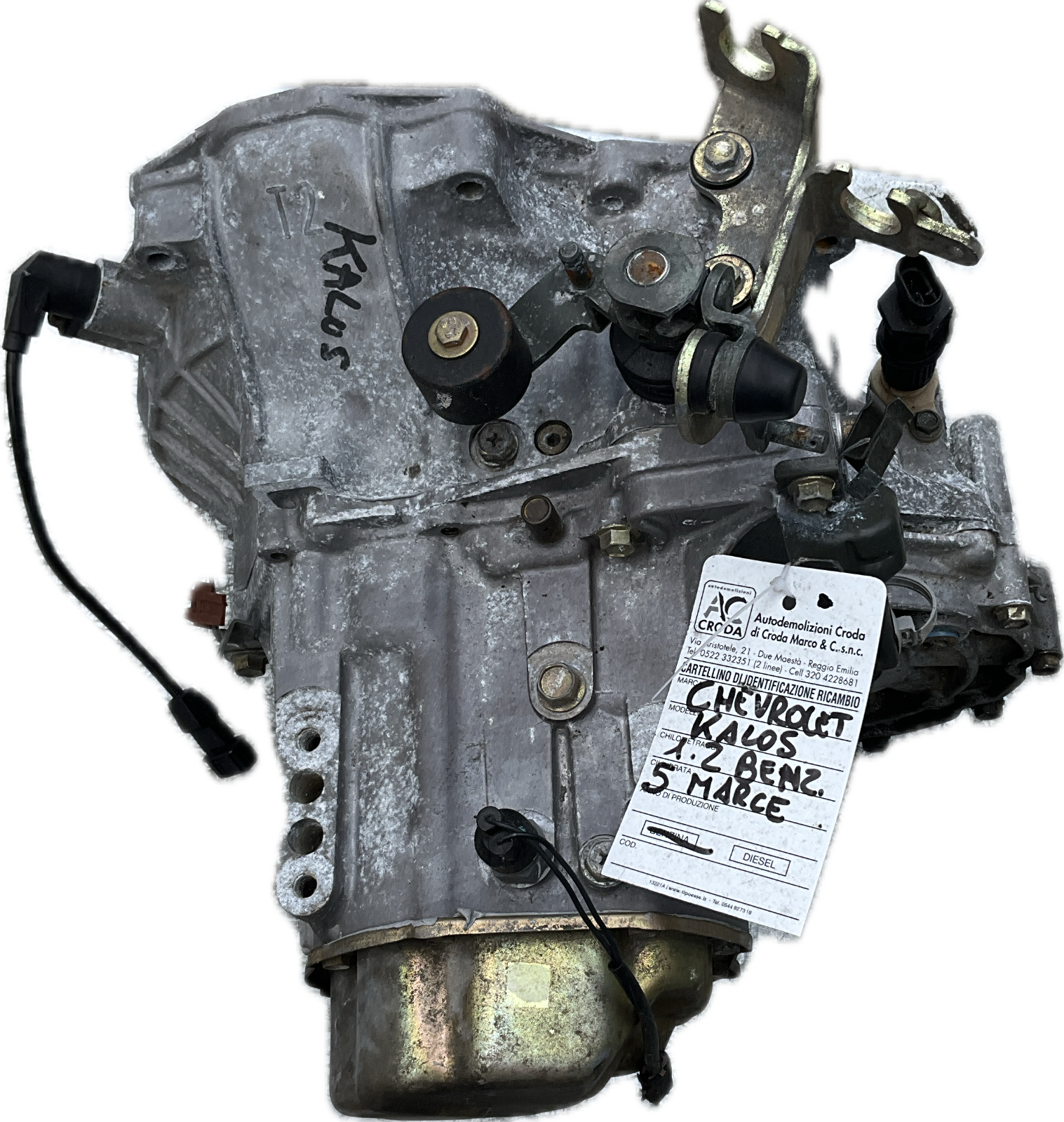 Cambio manuale per modello CHEVROLET KALOS 1.2 benzina 5 marce ricambio usato