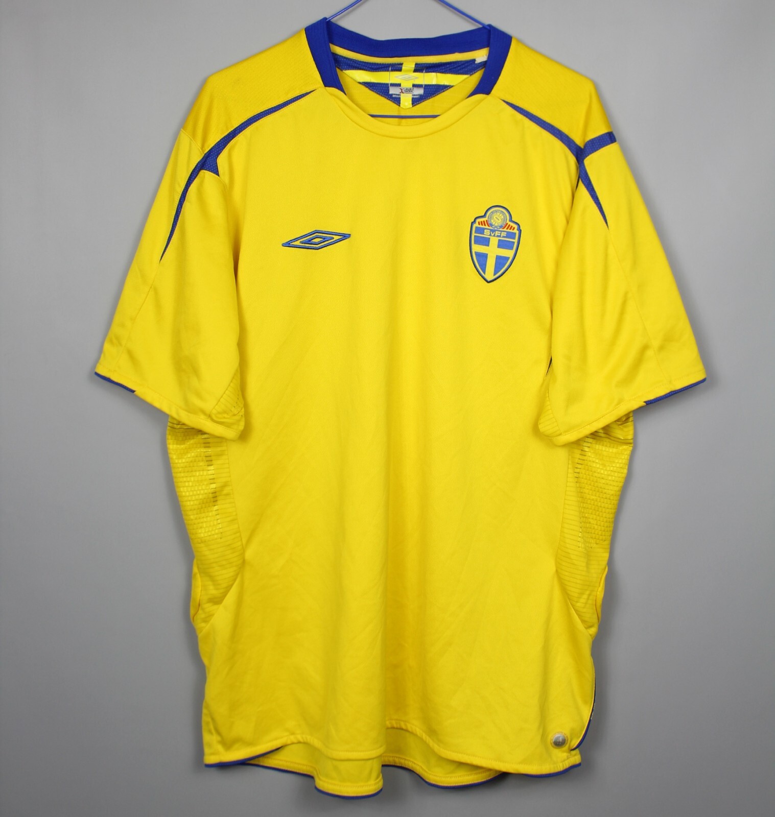 SWEDEN NATIONAL TEAM 2006/2008 HOME FOOTBALL SHIRT JERSEY
