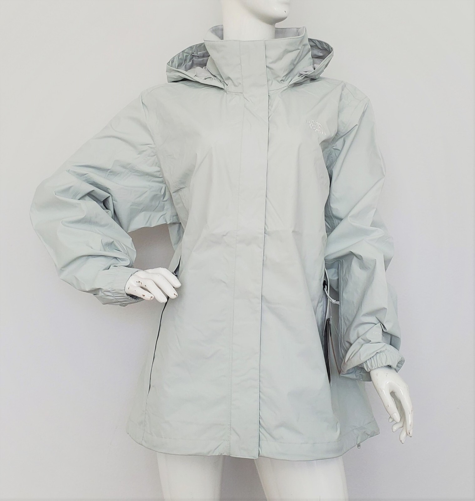 THE NORTH FACE WOMEN RESOLVE 2 WATERPROOF SHELL DRYVENT TIN GREY размер 3XL