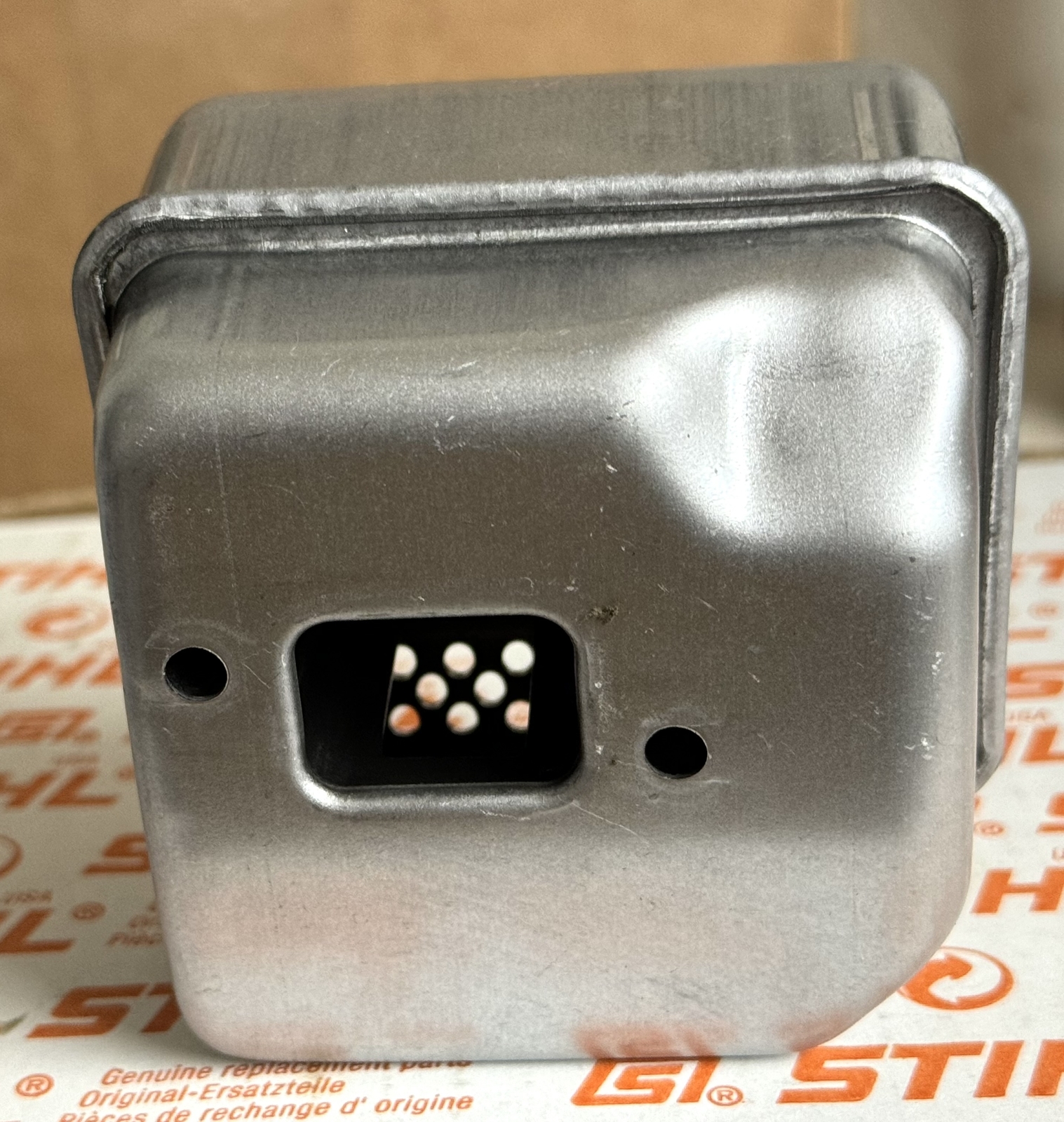 STIHL OEM MUFFLER 1130 140 0600 : STRIPPED NEW MS170 017 018 MS180 C C-B C-BE MS - Picture 2 of 6