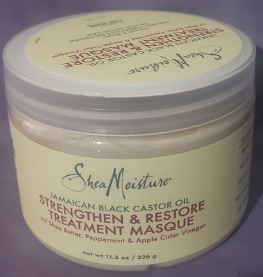 Shea Moisture Hair Treatment Masque With Jamaican Black Castor Oil 11.5 oz 