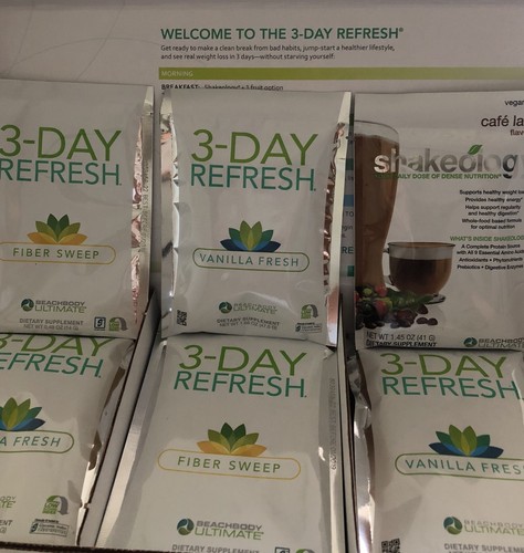 Beachbody 3 day refresh Kit WITH Shakeology Vegan Cafe Latte