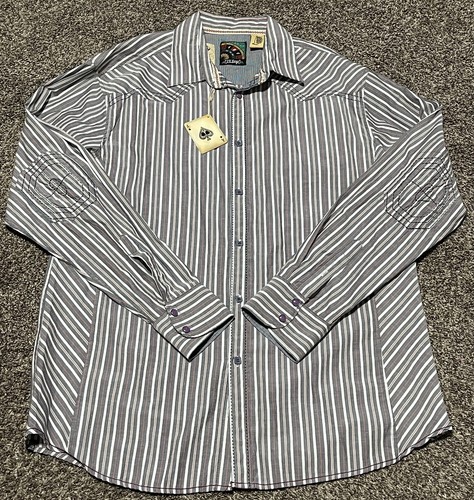 VTG NWT Members Prestige Only 191 Button Up XL long sleeve