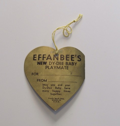 Vintage Effanbee Dydee Ellen Hang Tag, #2