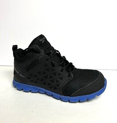 Reebok Mens Day One Safety Sneaker Black Size 7.5 M