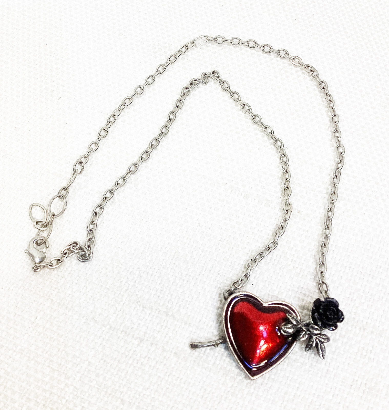 Alchemy Gothic Wounded By Love Pierced Red Broken Heart