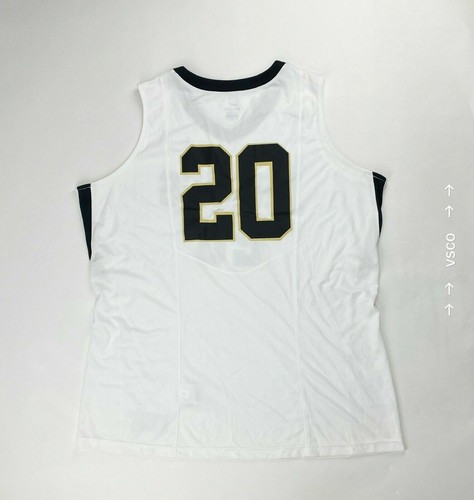 Nike Lady Braves Basketball Stock Game Jersey Women's 3XL White Black #20 554700