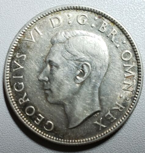 1943 Great Britian 2 Shilling Silver Coin Circulated