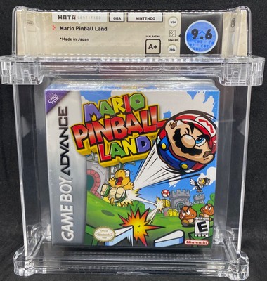 Mario Pinball Land Oval Soq Wata 9.6 A+ Pal 2004, Nintendo Gameboy Advance Super
