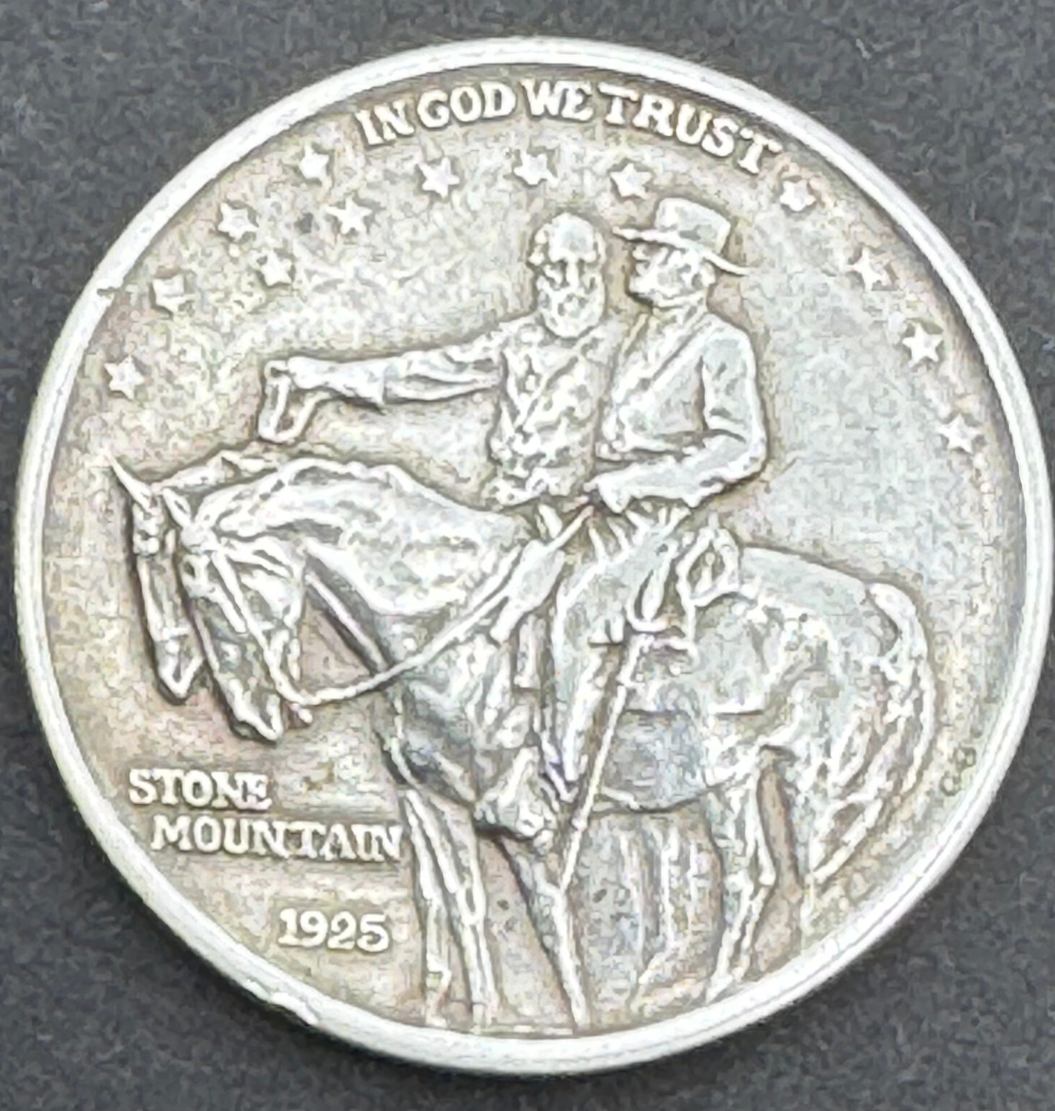 1925 Stone Mountain Half Dollar 90% Silver Coin | eBay