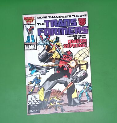 TRANSFORMERS #19 VOL. 1 8.0 1ST APP MARVEL COMIC BOOK H47-138