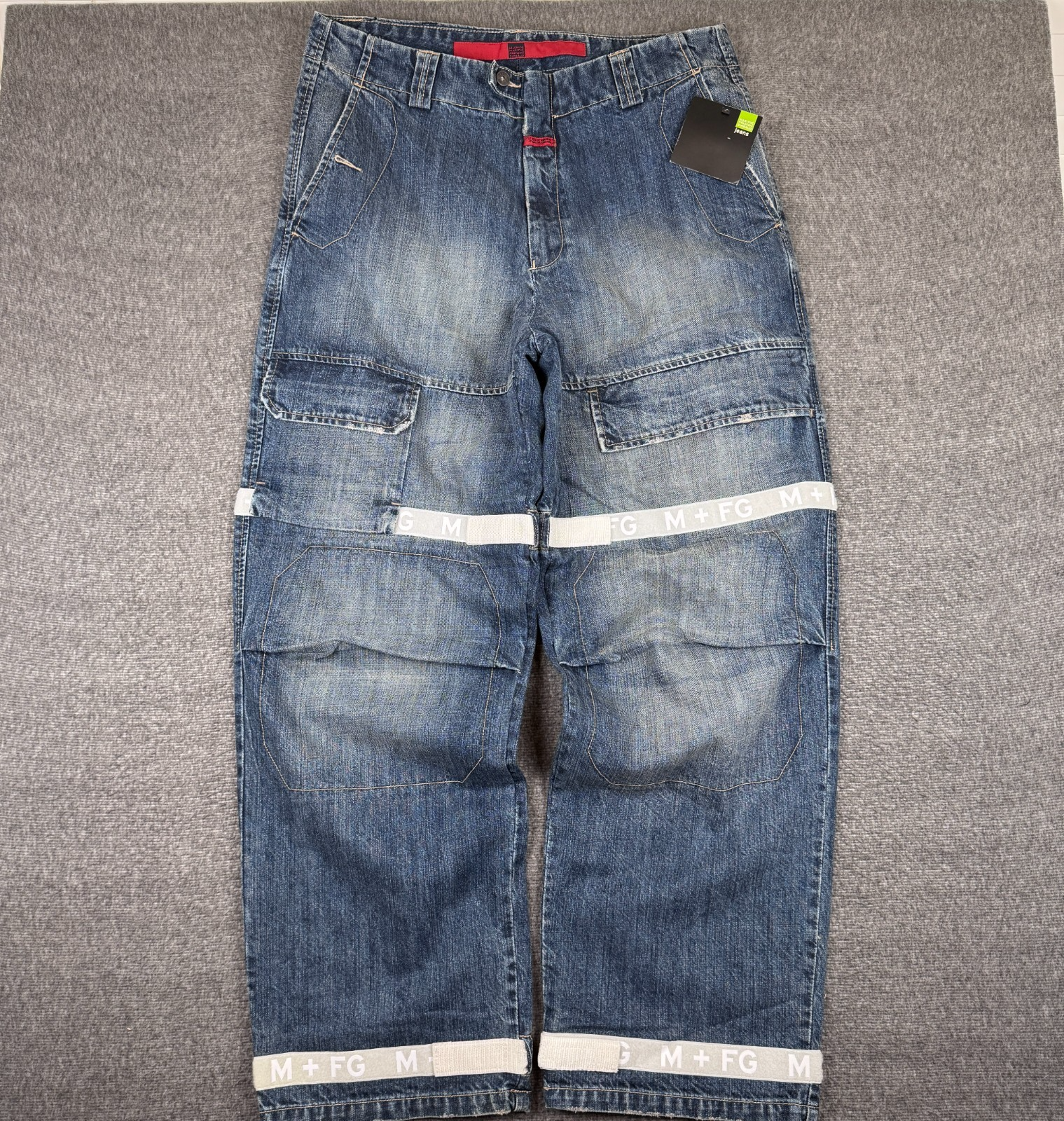 パンツ MARITHE FRANCOIS GIRBAUD shuttle pants 00s Girbaud Shuttle Pants Denim Cargo Baggy Pants MARITHE