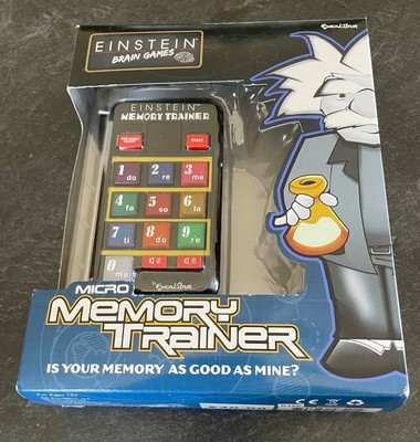 Einstein Brain Games Micro Memory Trainer 15 Different Games NEW