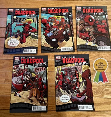 Marvel PRELUDE TO DEADPOOL CORPS No. 1 2 3 4 5 (2010) Complete Set! Nice Lot!