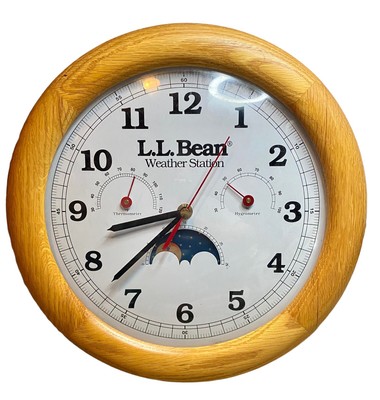 VTG L.L. Bean 天気計測ステーション クロック 湿度計 温度計 月相