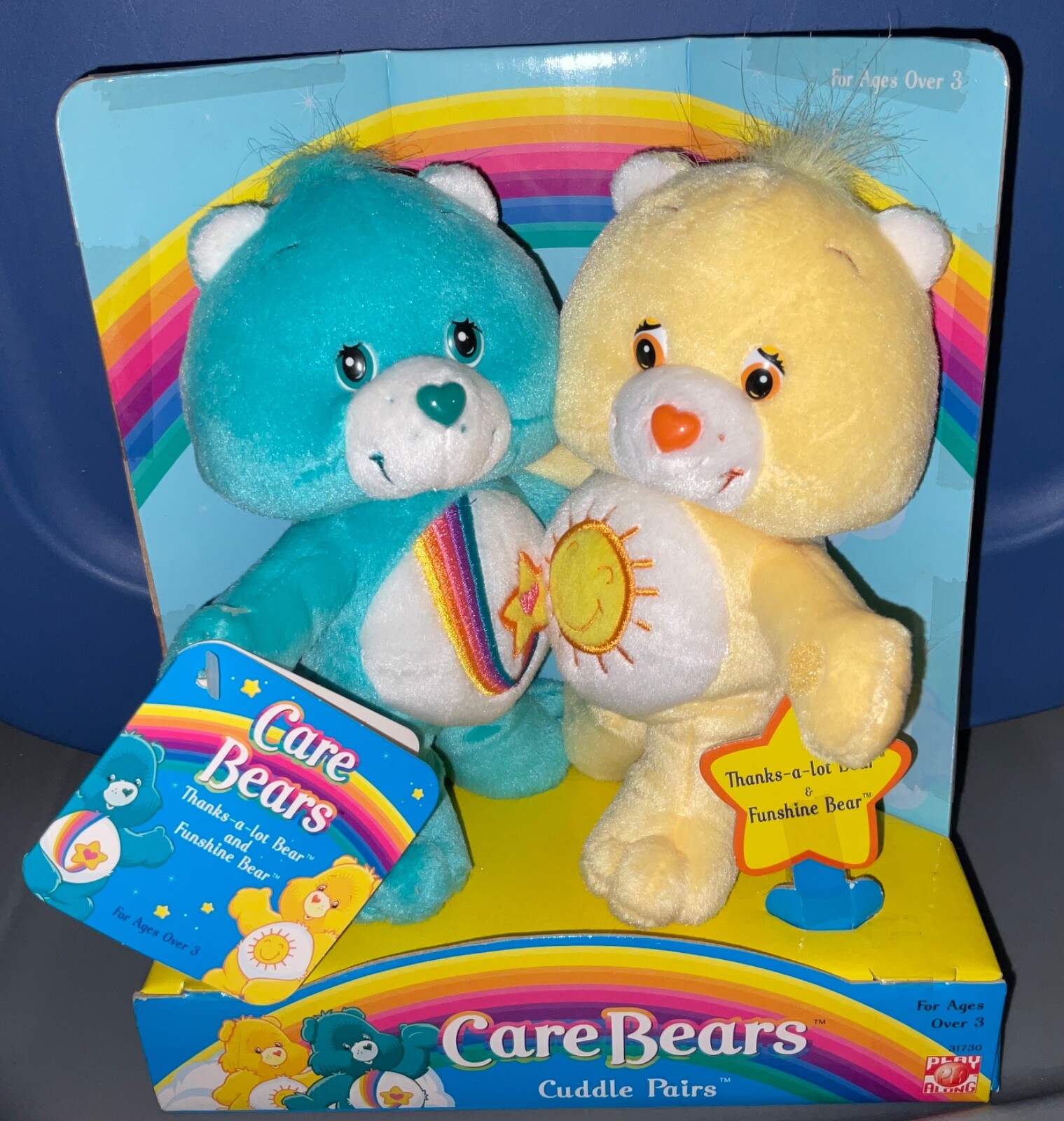 フィギュア Care Bears(TM) PLUSH Funshine Bear(TM) Care Bears Collectible Toy - 5\" Grumpy Bear Interactive Figure