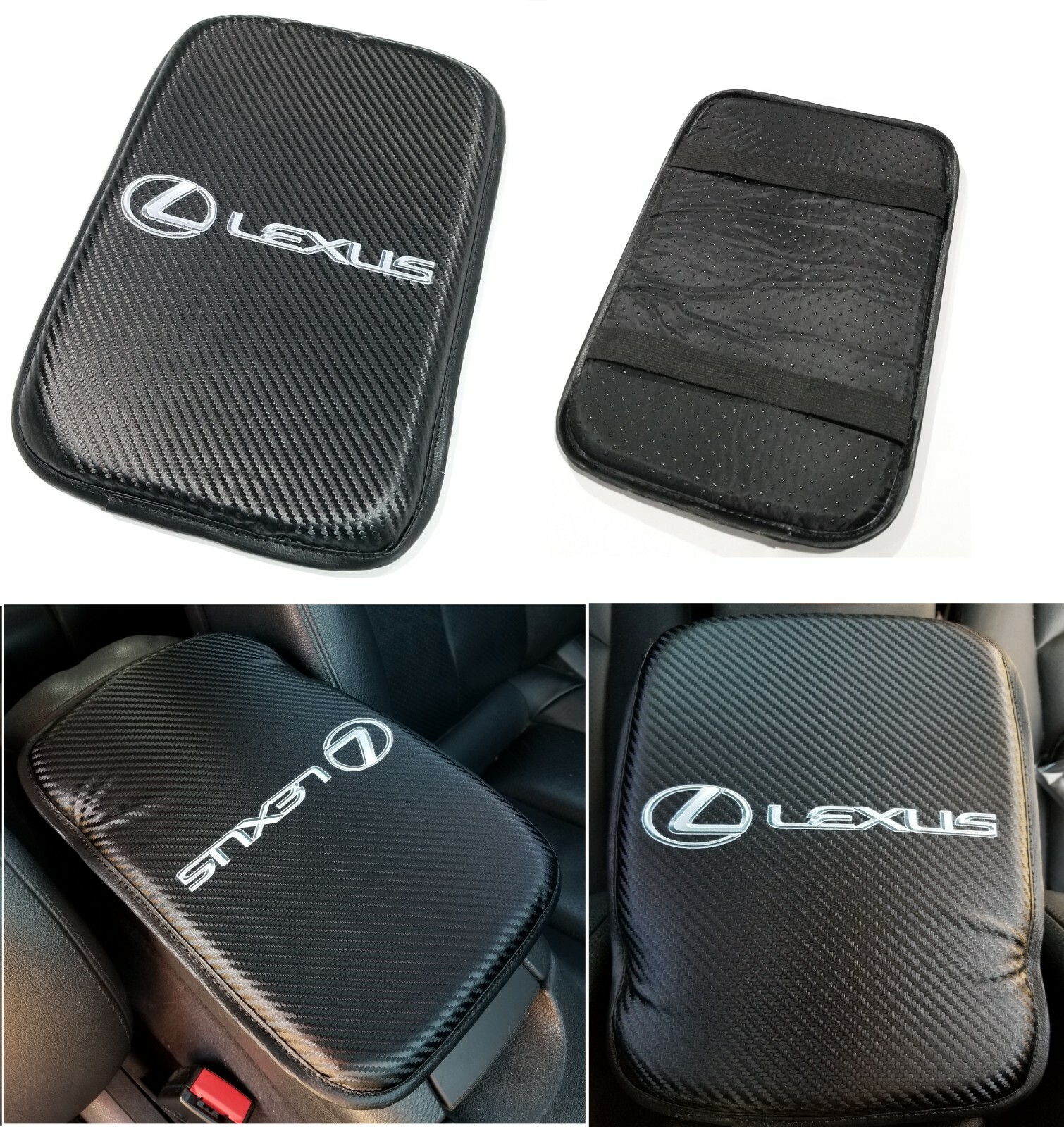 For Lexus Racing Car Center Console Armrest Cushion Mat Pad Cover 11.75