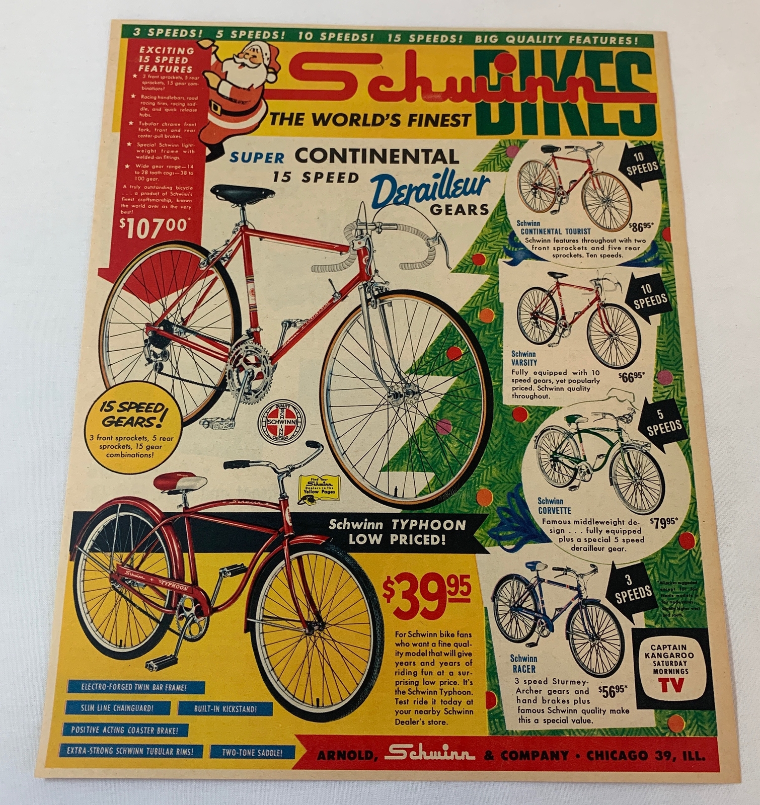 SCHWINN シュウィン QUALITY SELECT SERIES ポスター s-l400.jpg