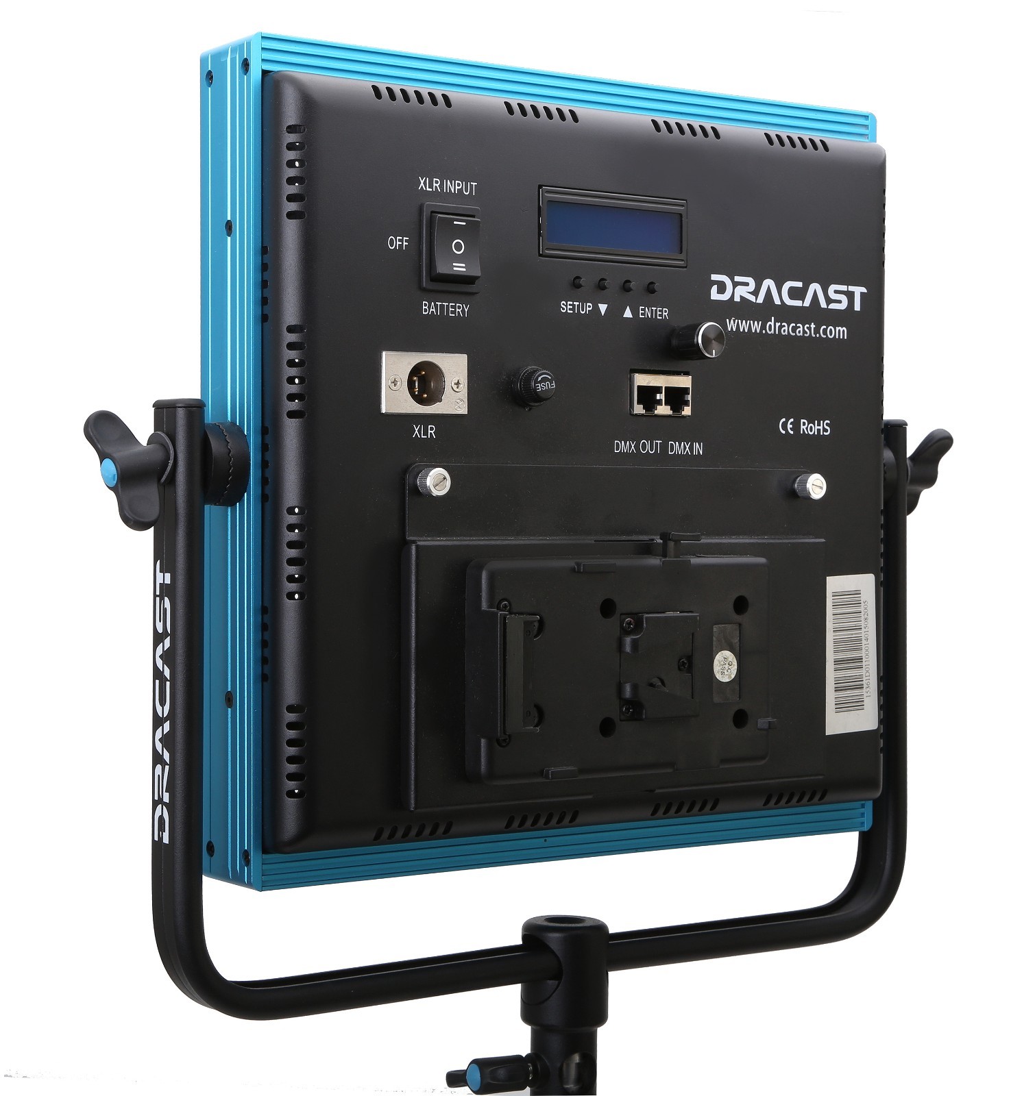 Dracast DRP-LED1000-TV Tungsten 3200K V-Mount Battery Plate