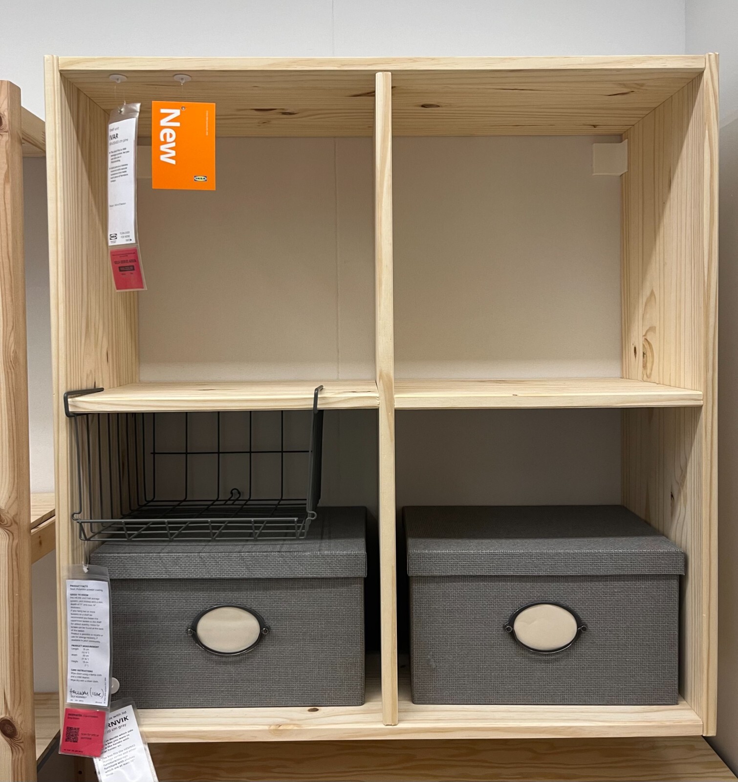 Brand New IKEA IVAR Shelf Unit Pine 80x30x83 cm (31x12x33 Brand New IKEA IVAR Shelf Unit Pine 80x30x83 cm (31x12x33