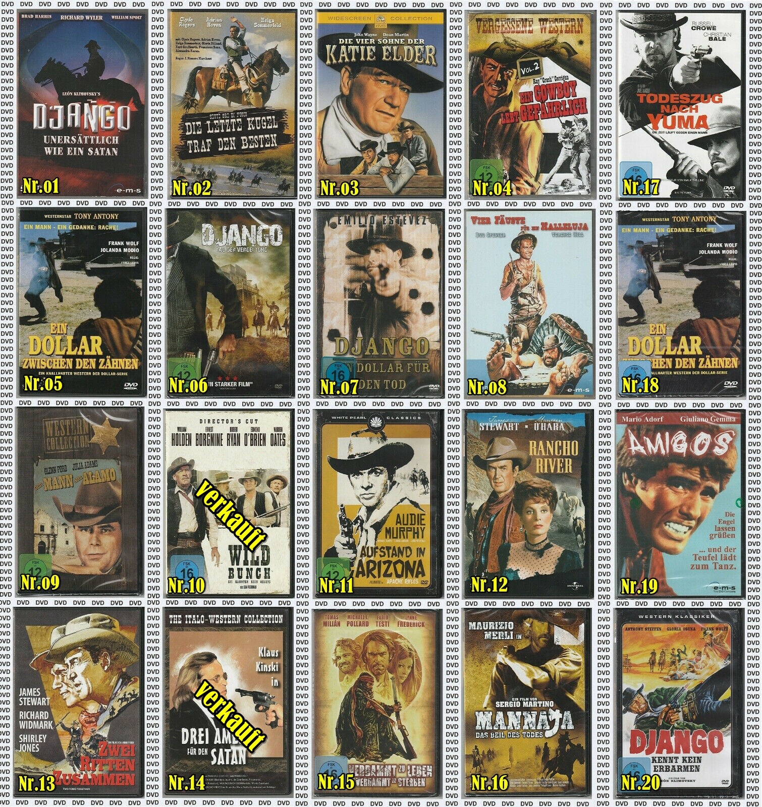 DVD FILME - Genre: WESTERN- FILME - gebraucht - FSK: ab 16 Jh. -